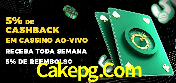 Promoções do cassino ao Vivo Cakepg.Com